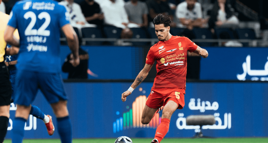 Al-Qadsiah Stay in Title Hunt After Narrow Al-Khaleej Win 4 Al Qadsiah vs Al Khaleej on field