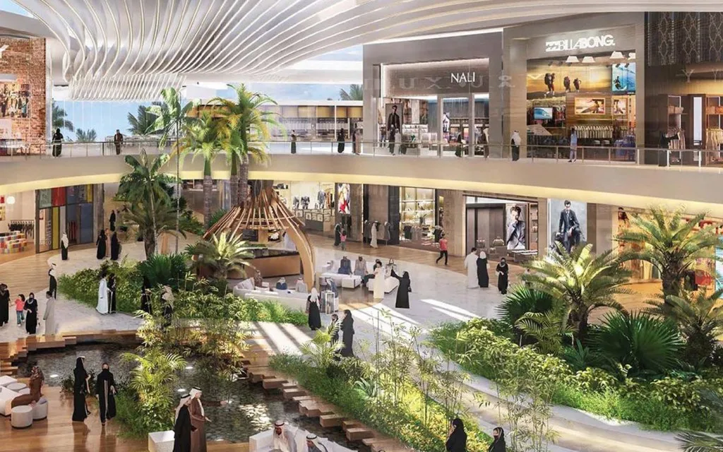 riyadh-park-mall-interior-garden