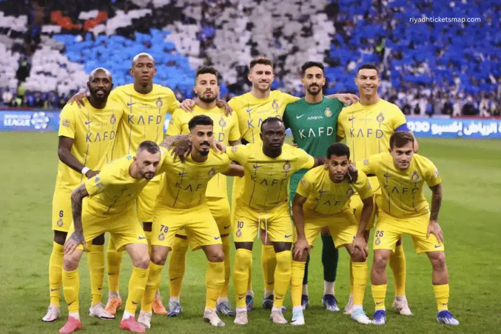 Al Nassr vs Al Hilal Tickets — Riyadh Derby to Rock Kingdom Arena 4 AL Nassr Group Photo