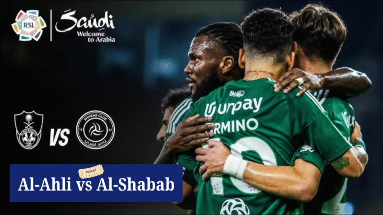 Al-Ahli vs Al-Shabab Tickets