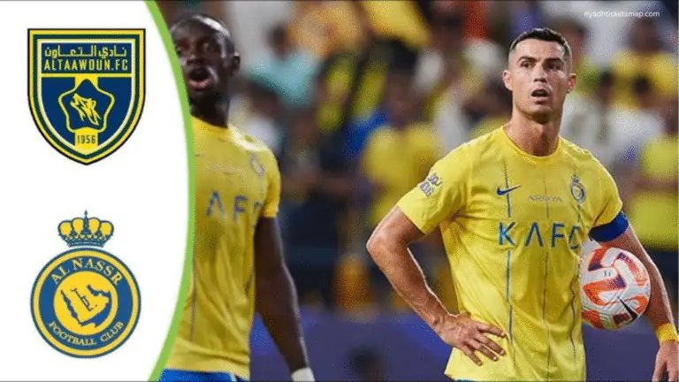 Al-Nassr vs Al-Taawoun Match Banner