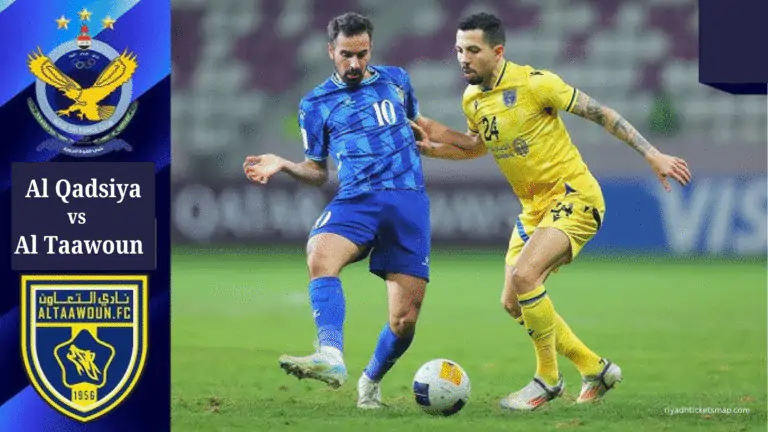 Al-Taawoun vs Al-Qadsiah Tickets