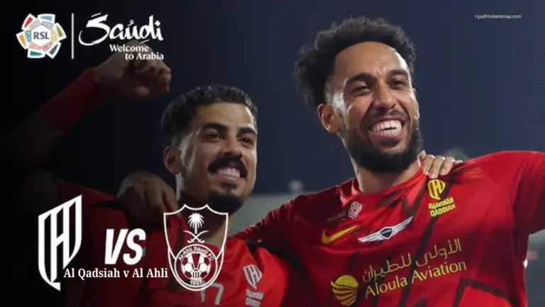 Al-Ahli vs Al-Qadsiah Tickets official Banner
