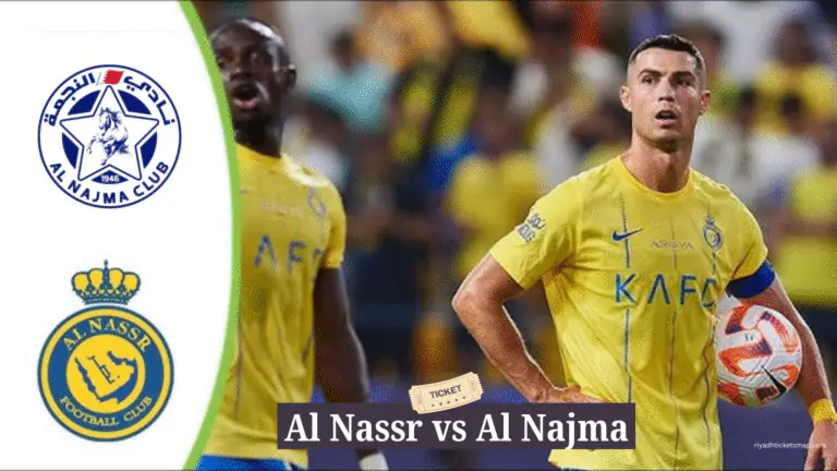 Al-Nassr vs Al-Najma official Tickets banner