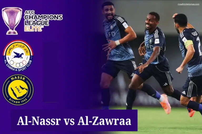 Al-Nassr vs Al-Zawraa Official Banner