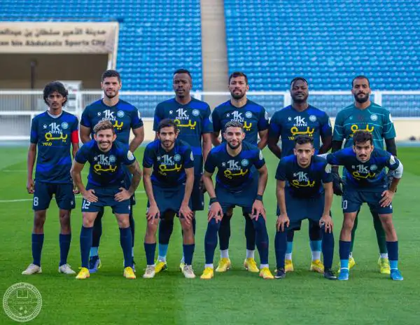 Al Nassr vs Al Akhdoud: Live Score, Lineups, Stats & Tickets 3 Al Akhdoud Team in Blue uniform