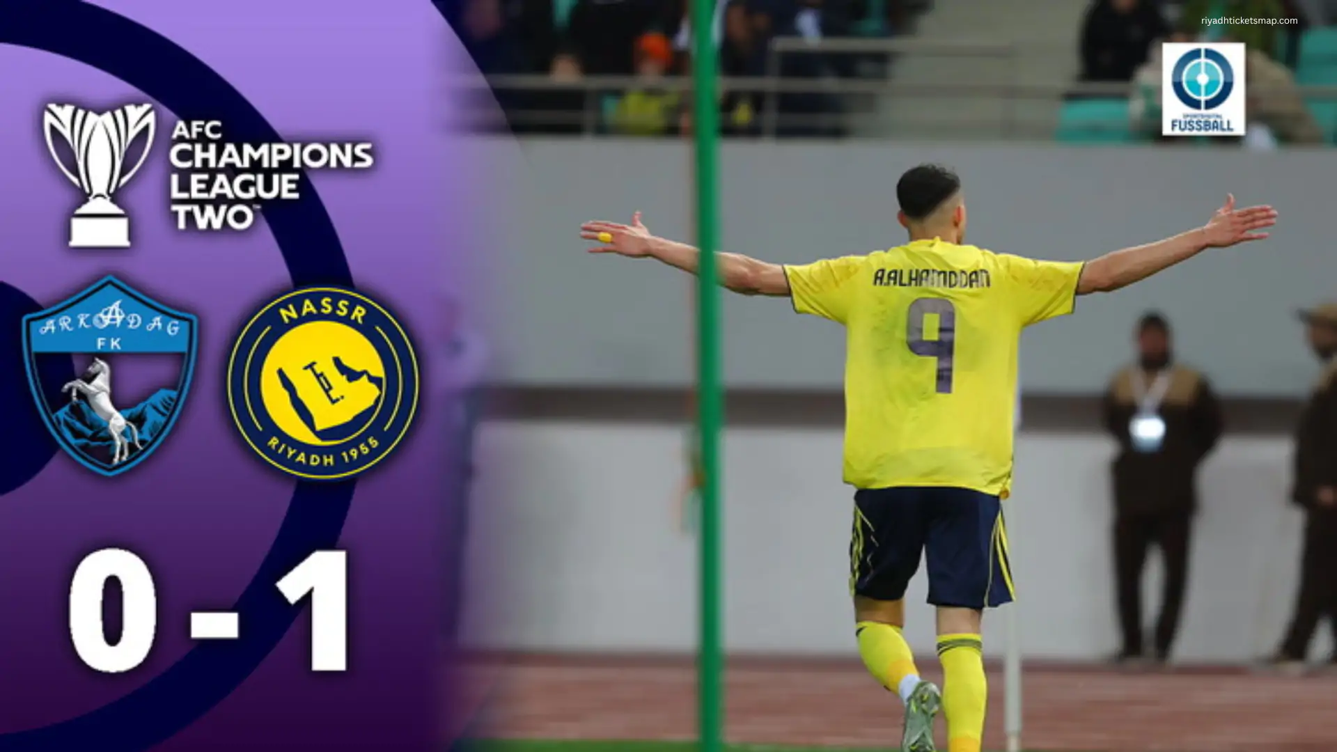 Al-Nassr Edge Arkadag 1-0 Without Ronaldo in AFC Champions League Two 1 Al-Nassr vs Arkadag