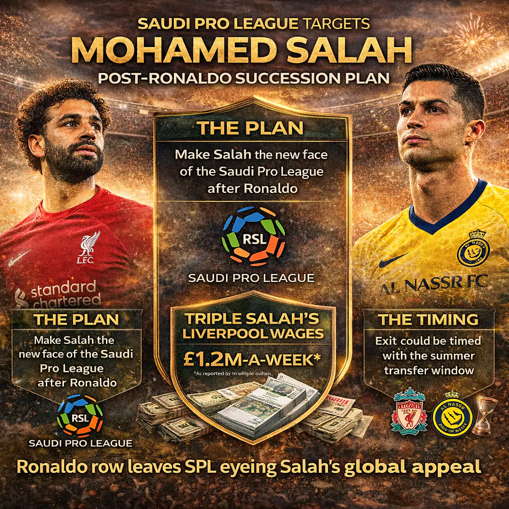 Mohamed Salah, Saudi Pro League, and the Post-Ronaldo Plan 4 Muhammad Salah Transfer to Saudi Leage infographics