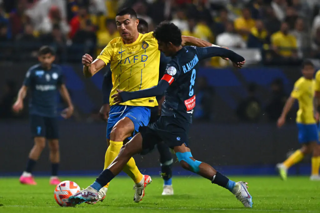 Al Nassr's Title Race: How SPL Leaders Turn CL Absence Into an Advantage 4 Ronaldo double powers Al Nassr past Al Akhdoud