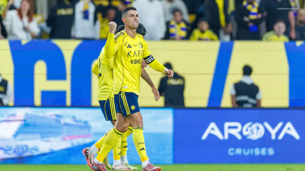 Al Nassr vs Al Akhdoud: Live Score, Lineups, Stats & Tickets 5 Ronaldo score a goal against Al-Akhdoud